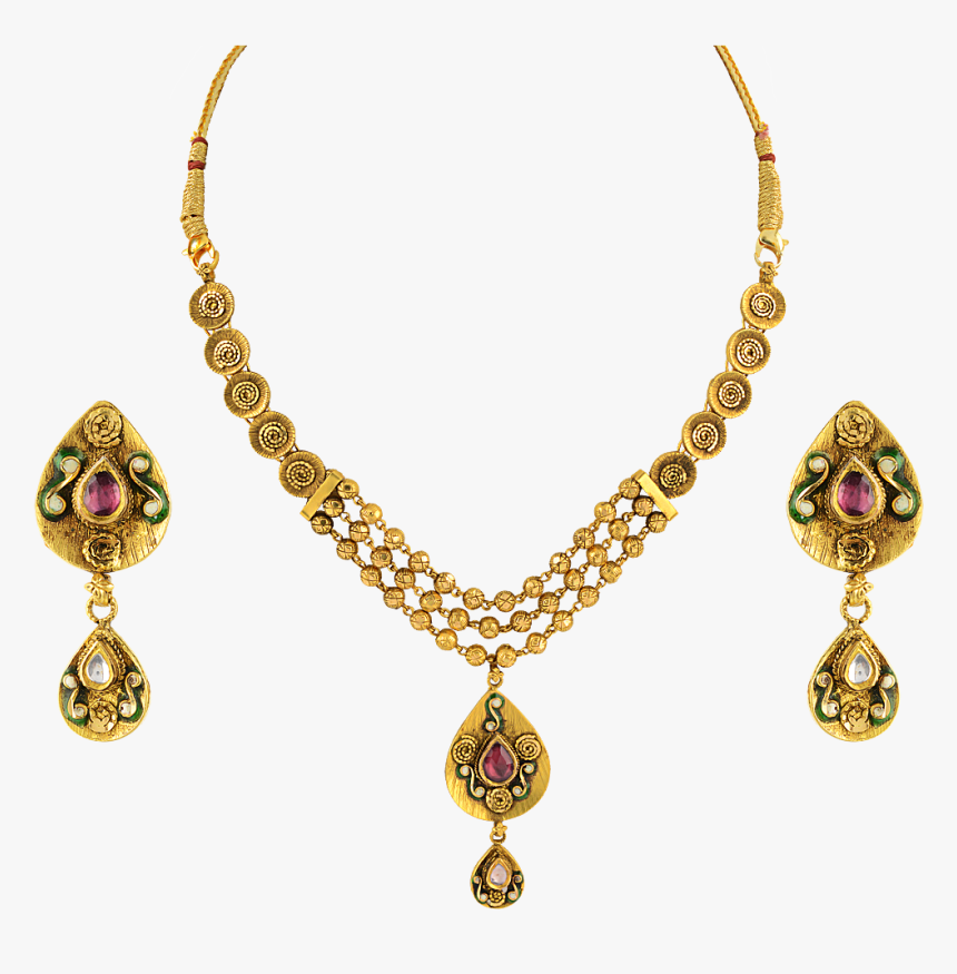 Orra Gold Necklace - Czerwone Korale, HD Png Download
