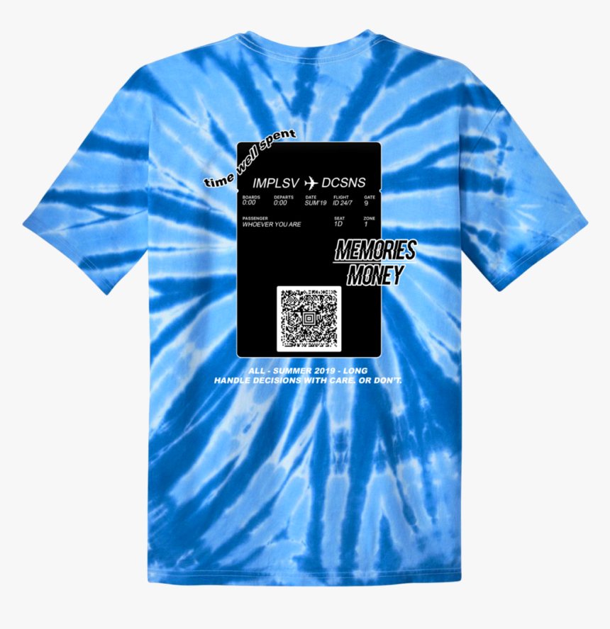 Blank Tie Dye Shirts Back, HD Png Download