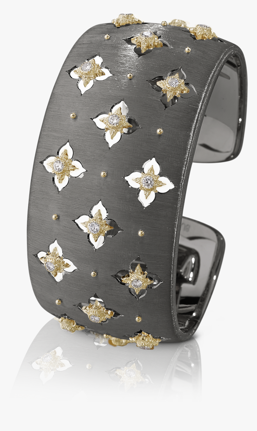 Macri Giglio Cuff Bracelet - Buccellati Black, HD Png Download