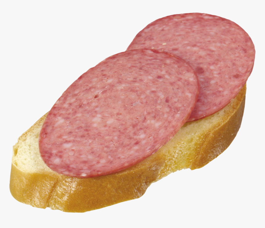 Baguette Salami Png Image - Бутерброд С Колбасой, Transparent Png