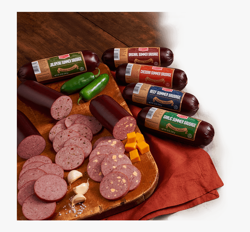 Klements Beef Summer Sausage Cervelat, HD Png Download , Transparent Png Image PNGitem