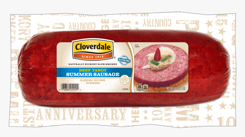 Cloverdale Pepper Jack Tangy Summer Sausage, HD Png Download
