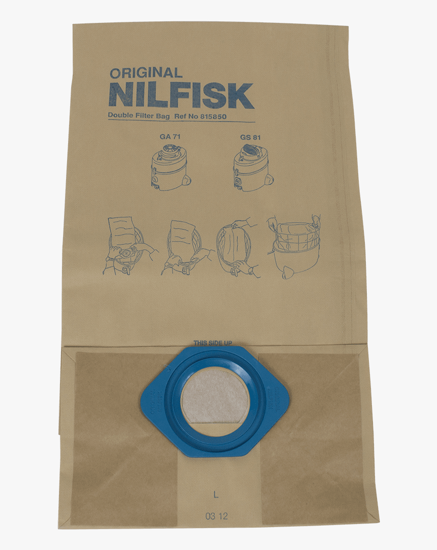 Nilfisk Disposable Paper Bags - Vacuum Bag, HD Png Download
