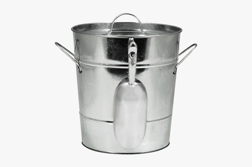 Galvanized Ice Bucket - Galvanization, HD Png Download