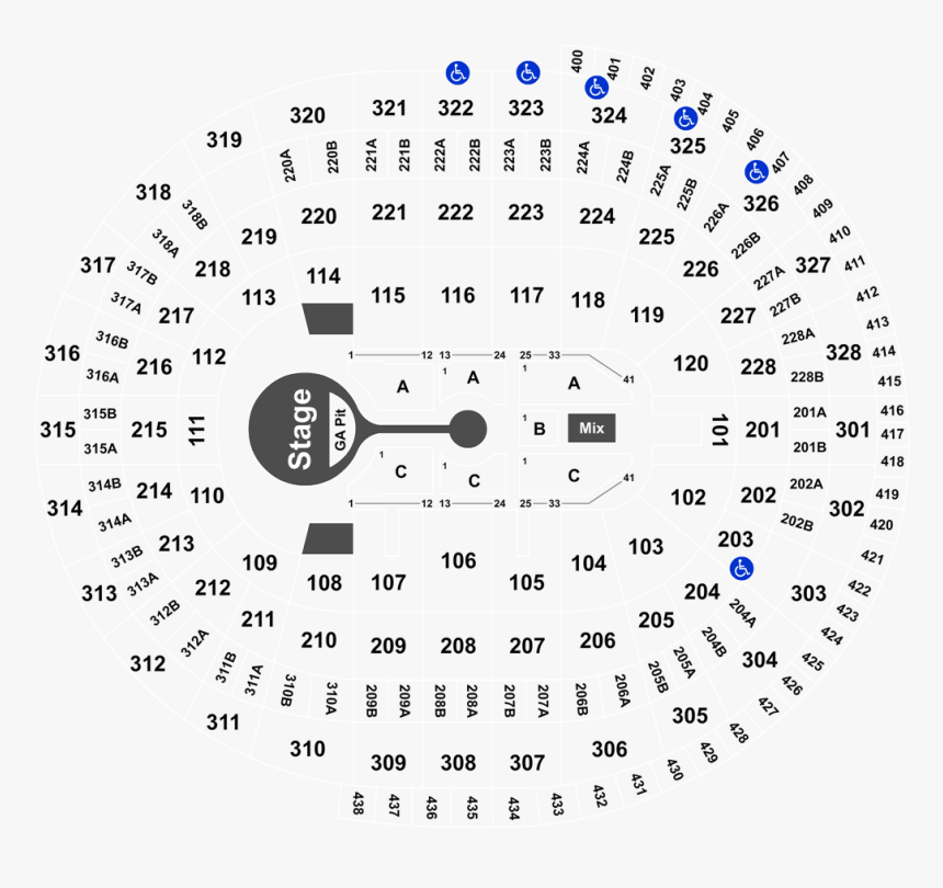 Section 322 Canadian Tire Centre Seating, HD Png Download
