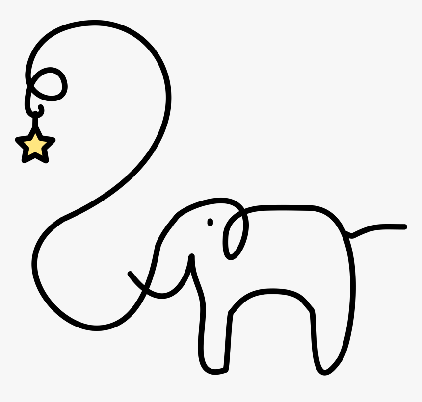 White Elephant Png Transparent , Png Download - Elephant Clipart, Png Download