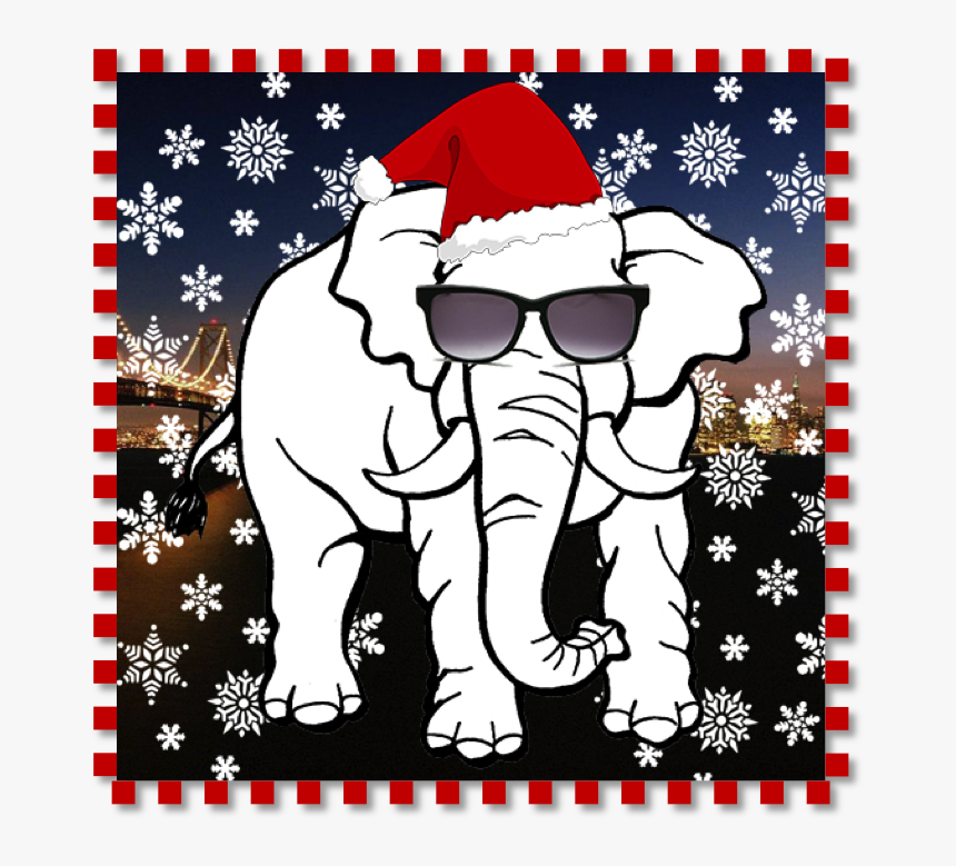 Whiteele - Merry Christmas White Elephant, HD Png Download