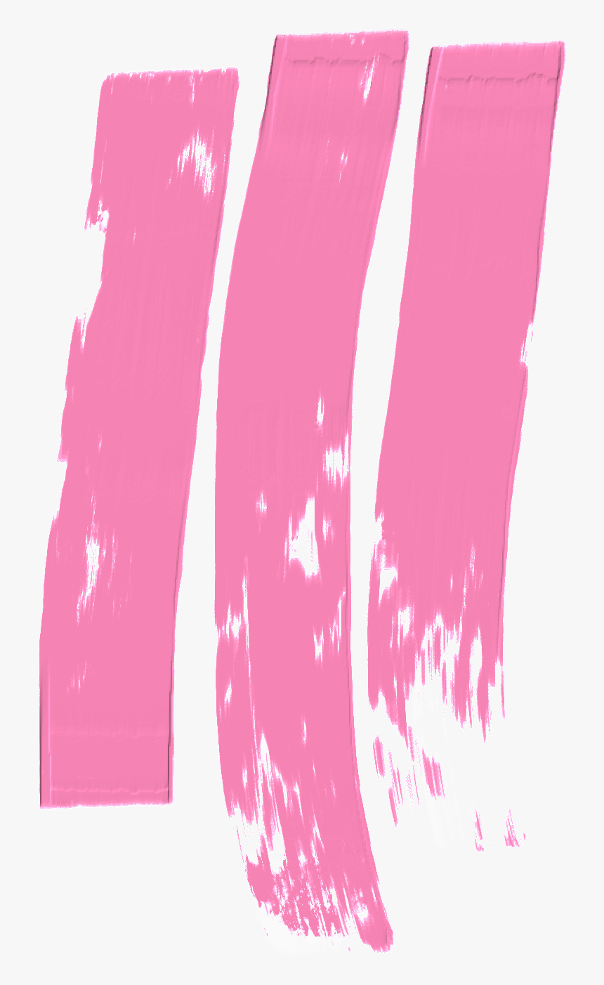 #pink #stripes #texture #acrylic #paint #realistic - Illustration, HD Png Download