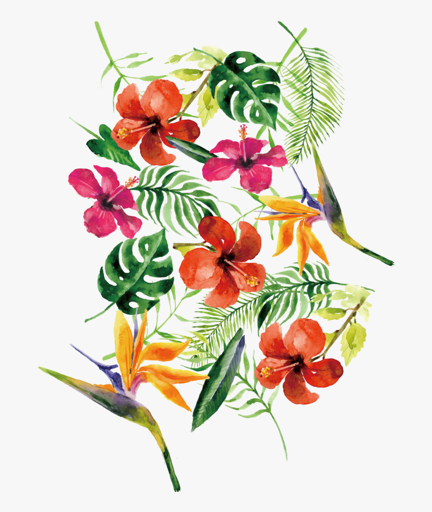 Wedding Flowers Png - Watercolor Painting, Transparent Png