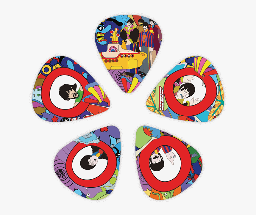 Beatles Yellow Submarine Guitar Picks, HD Png Download