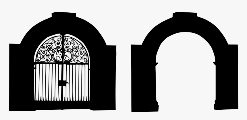 Window Svg Iron - Iron Door Window Png, Transparent Png