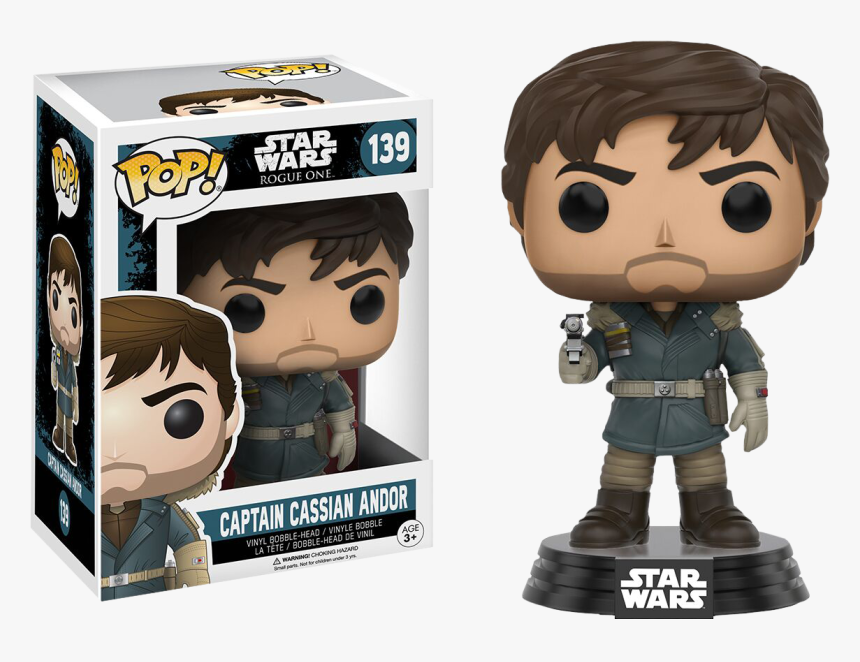 Cassian Andor Funko Pop, HD Png Download