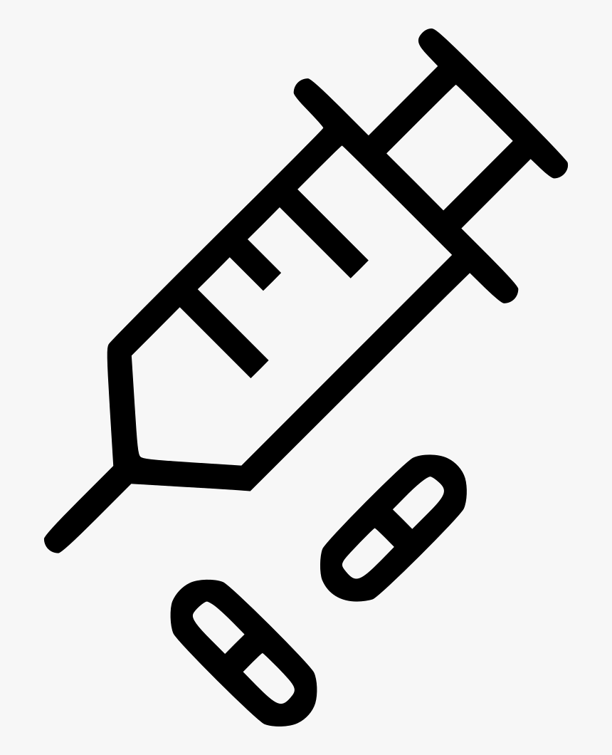 Hormone Drug Tablets Performance - Free Icon Syringe, HD Png Download