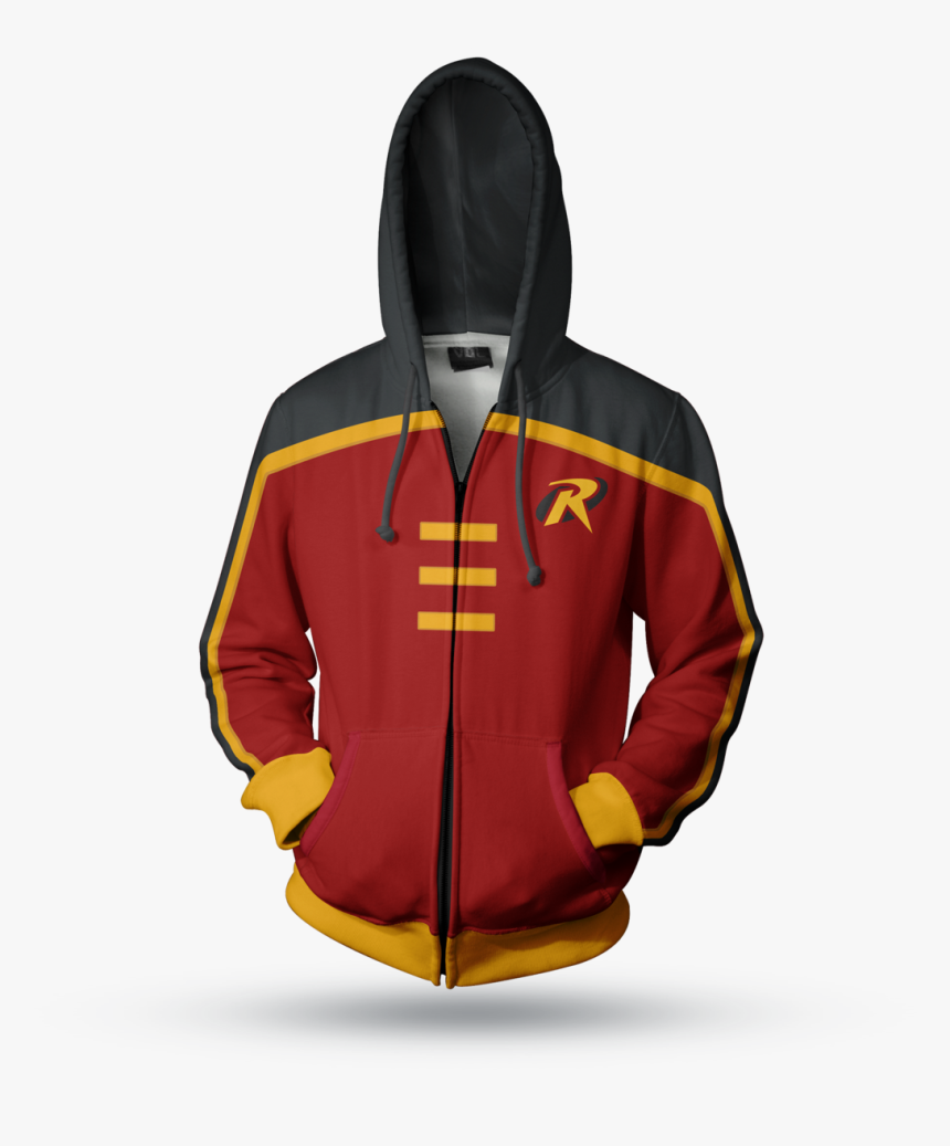 Red Hood Hoodie Jacket, HD Png Download