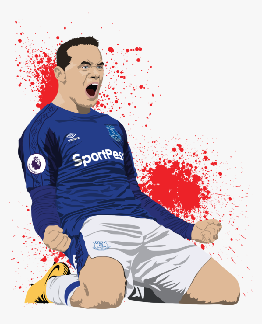 Transparent Wayne Rooney Png - Soccer Player, Png Download