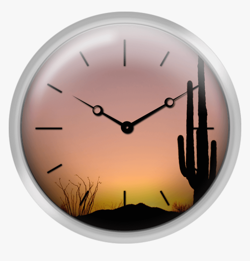 Usa Arizona Tucson Saguaro National Park Saguaro Cactus - Sunset, HD Png Download