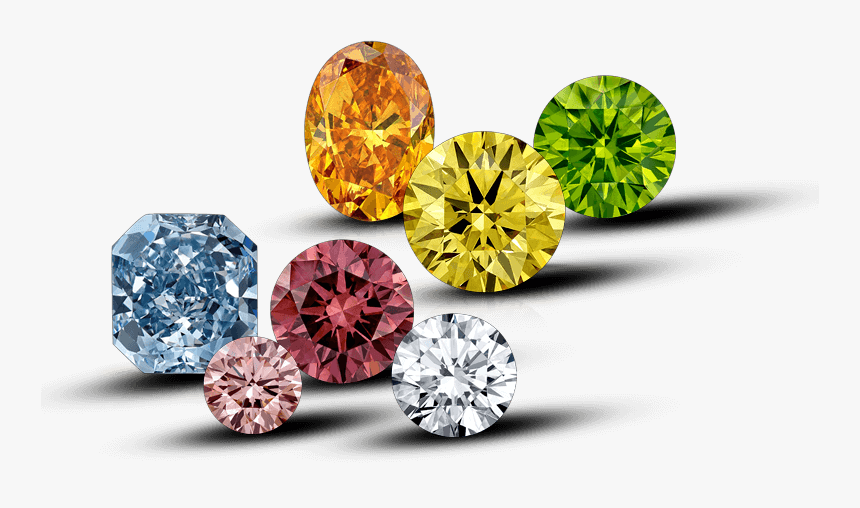 Other Natural Colors Are Known As Fancy”, And Their - Different Colours Of Diamonds Png, Transparent Png