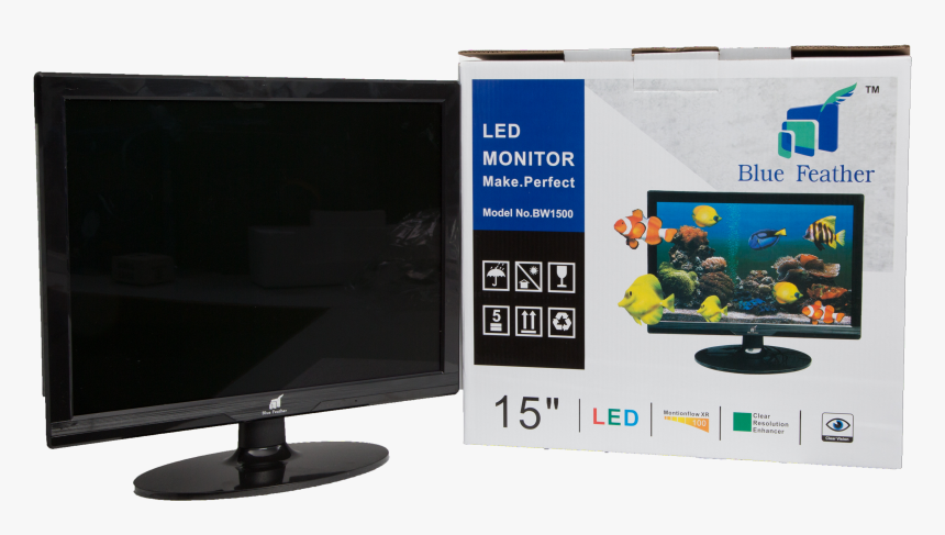 Blue Feather Monitor, HD Png Download