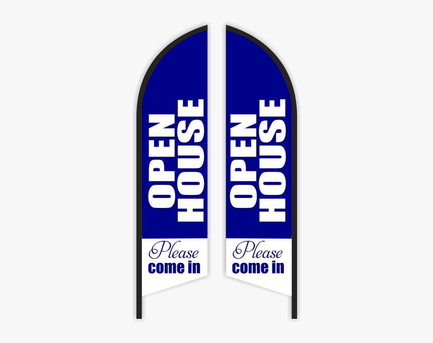 Open House Sign, HD Png Download
