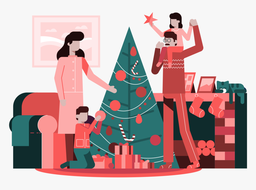 Christmas Day - Christmas Illustration Hq, HD Png Download