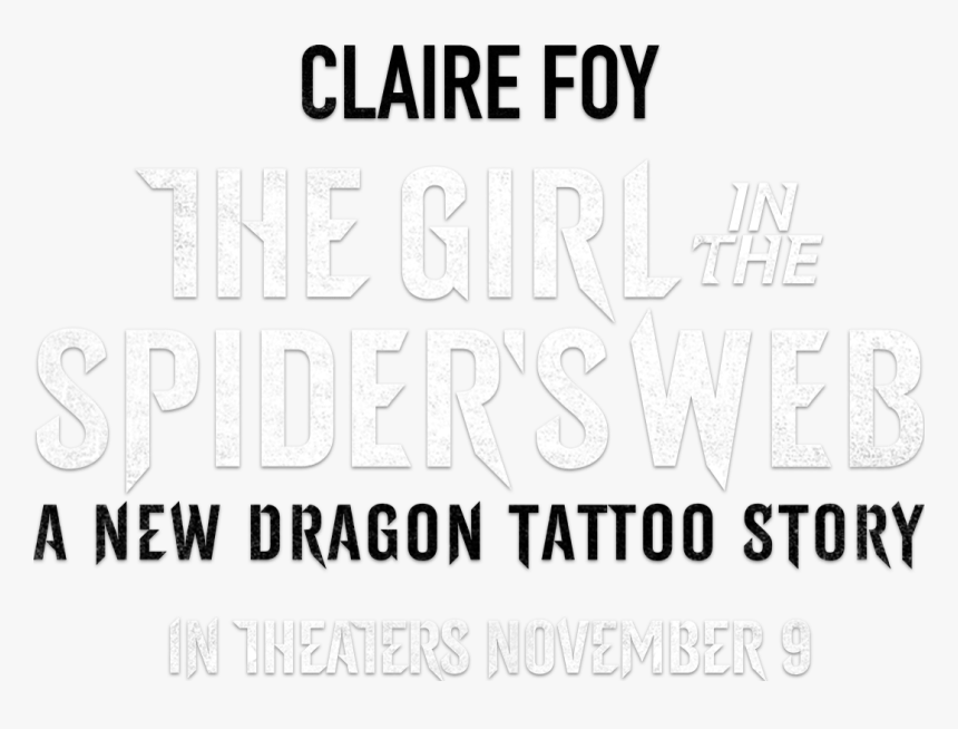The Girl In The Spider S Web - Girl With The Dragon Tattoo, HD Png Download