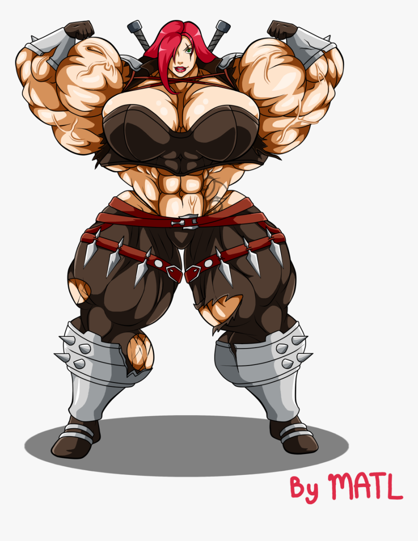 Commission - Katarina - Harley Quinn Muscle, HD Png Download