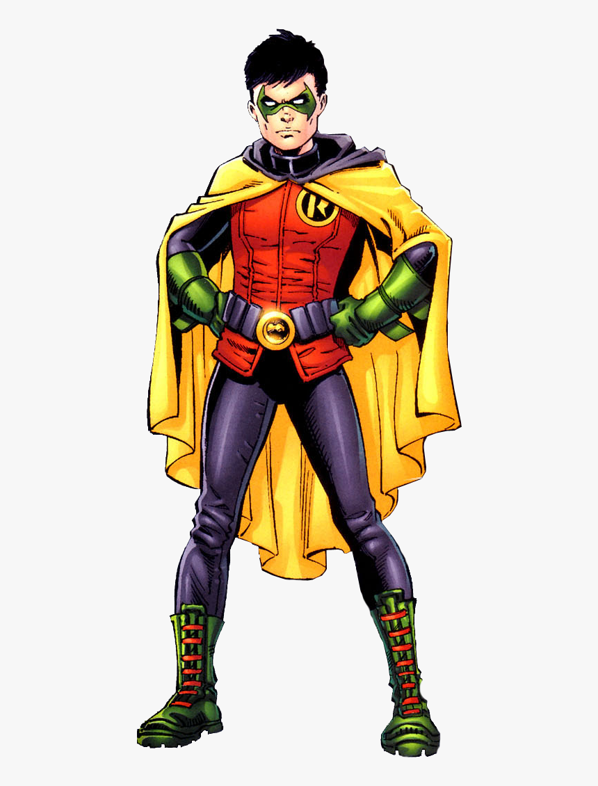 Damian Wayne Png - Robin Damian Wayne Png, Transparent Png
