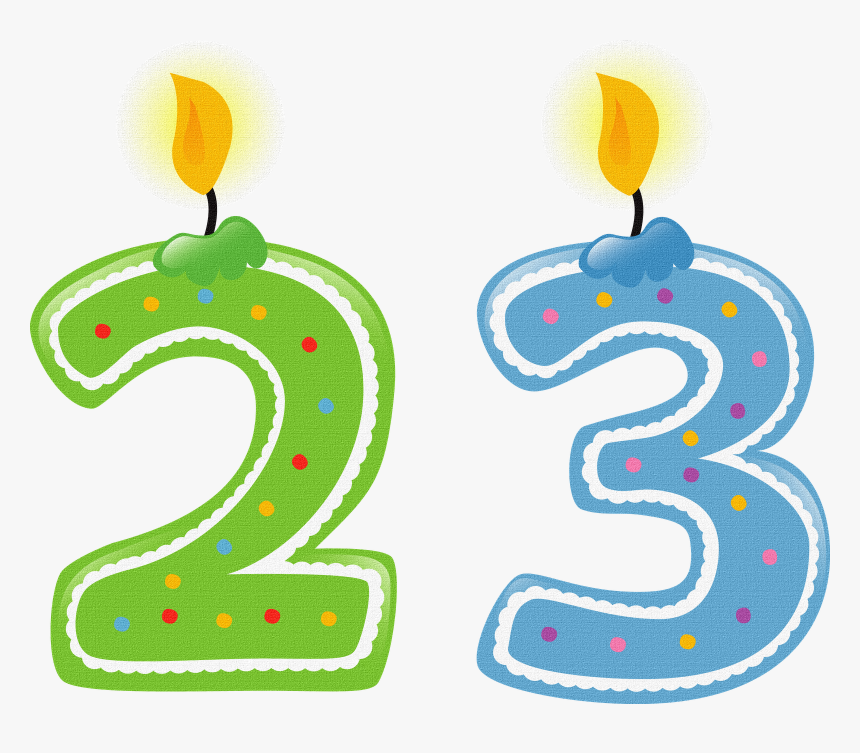 Velas De Numeros Png , Png Download - Numeros Com Velas, Transparent Png