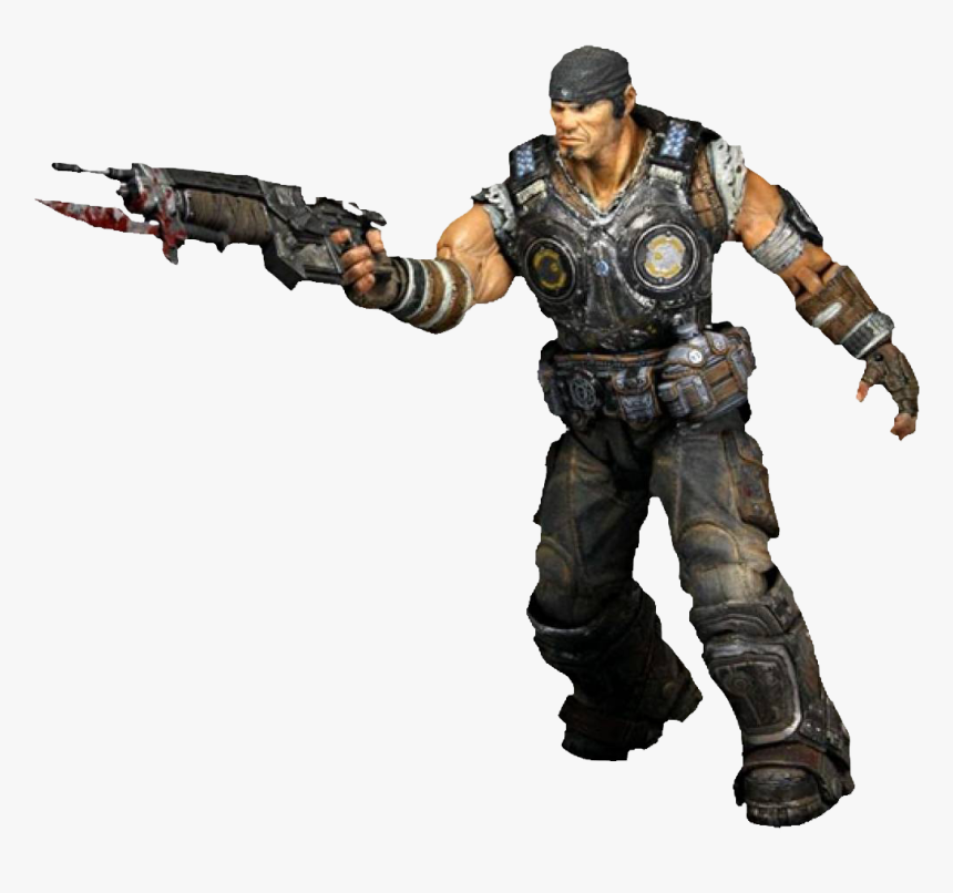 Transparent Marcus Fenix Png - Gears Of War 3 Marcus Action Figure, Png Download