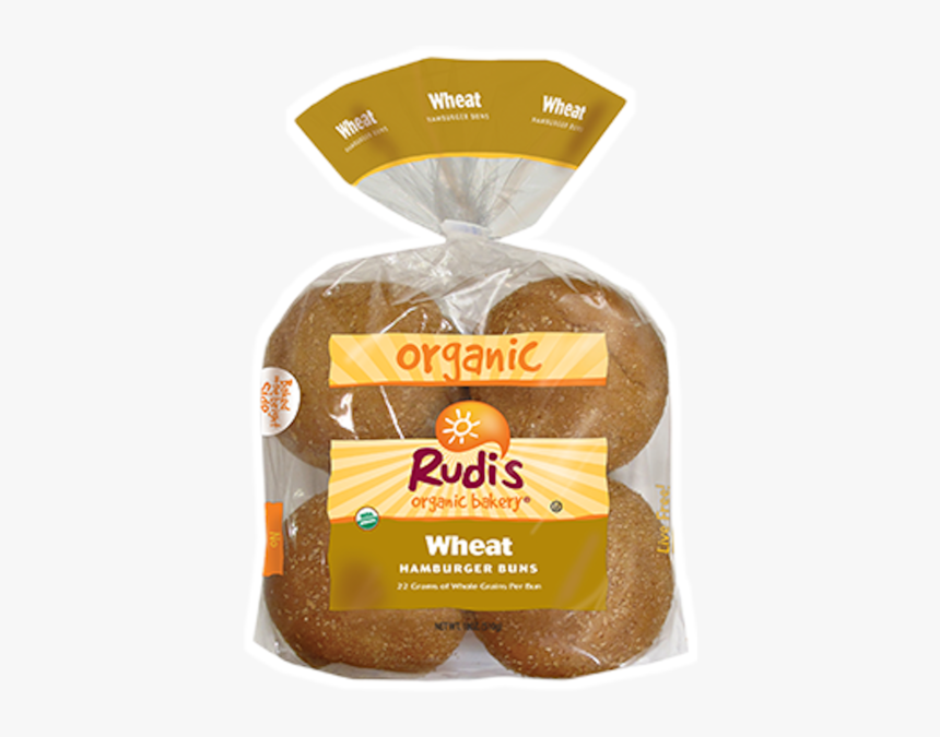 Rudi S Organic Bakery Wheat Hamburger Buns - Hamburger Buns Whole Wheat Buns, HD Png Download