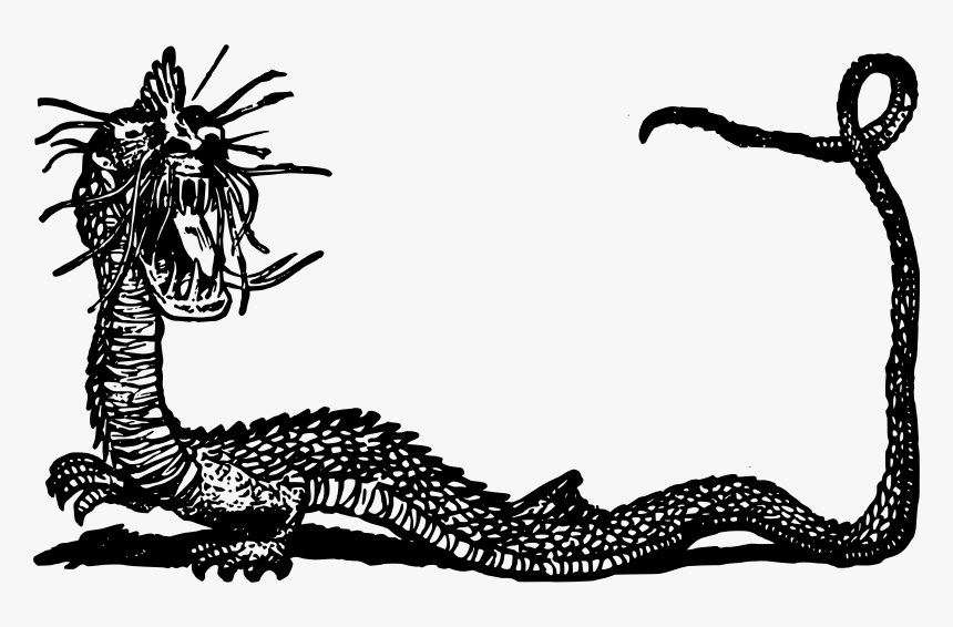 Frame Dragon Japan Clipart - Frame Dragon, HD Png Download