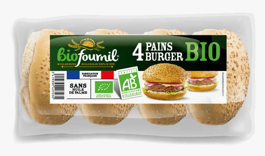 Pain Complet Burger Bio, HD Png Download