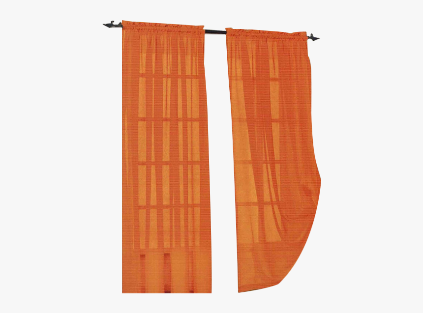 Orange Curtains Png, Transparent Png