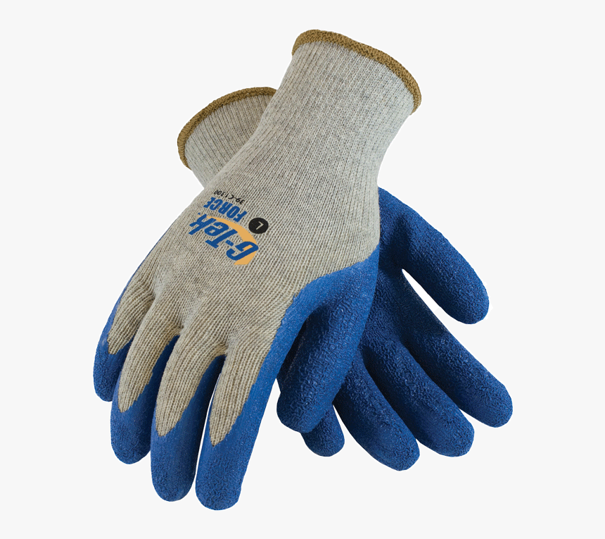 Latex Coated Safety Glove - Gloves G Tek, HD Png Download