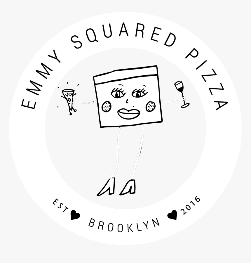 Emmy Squared Pizza Logo, HD Png Download