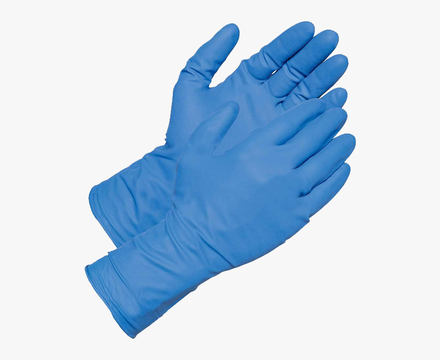 Trafalgar Blue Nitrile Gloves Pkt 5 - Gloves And Face Mask, HD Png Download