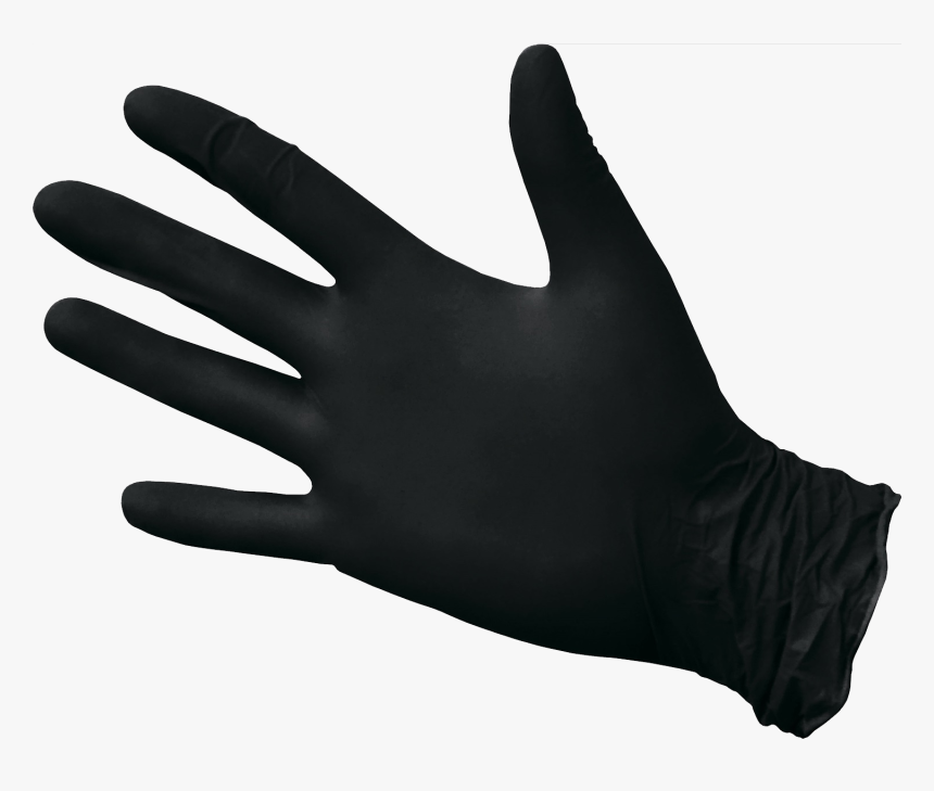 Medical Gloves Png - Перчатки Нитриловые Черные, Transparent Png
