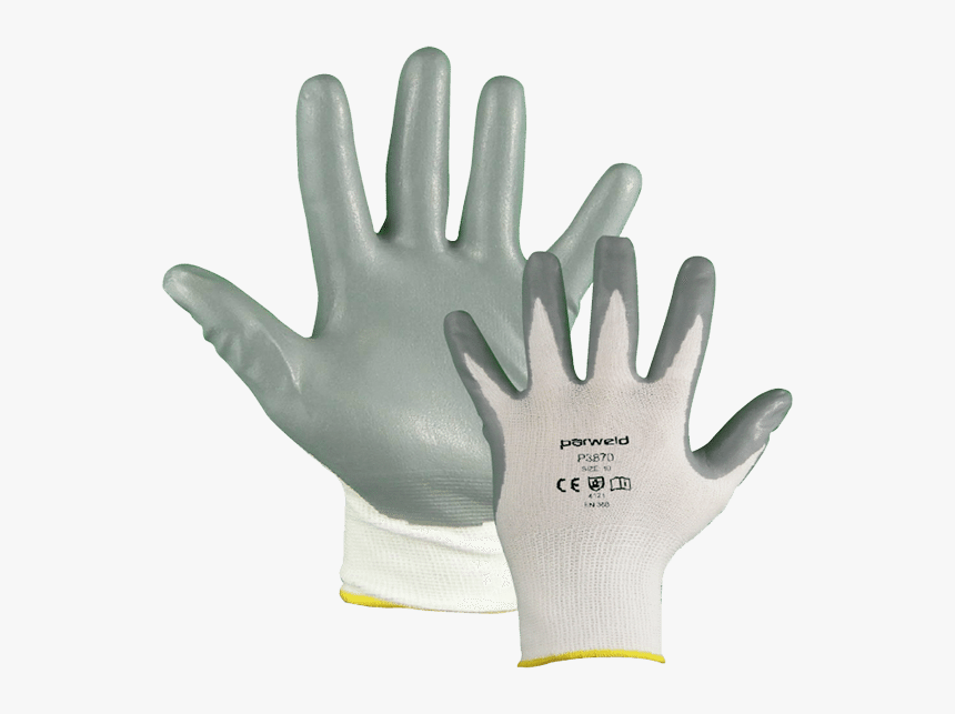 Nitrile Gripper Glove Lite - Leather, HD Png Download
