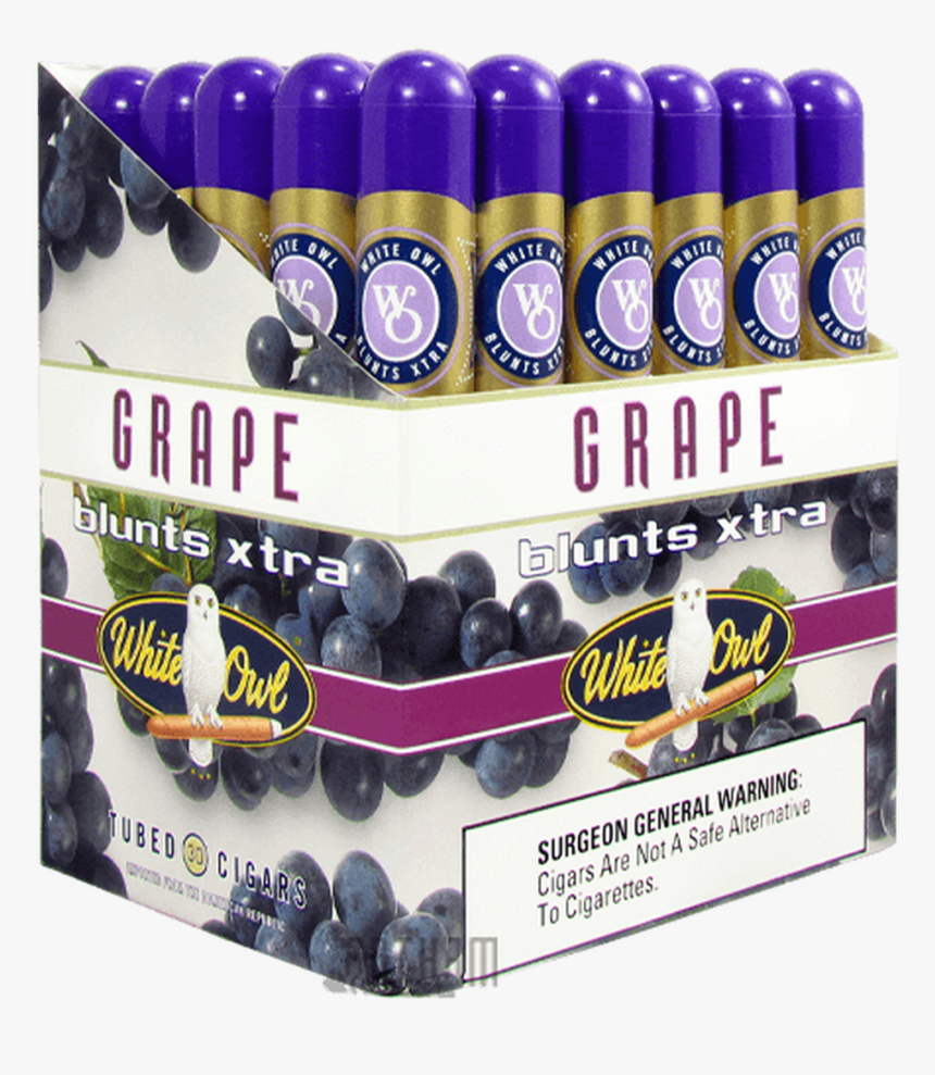 White Owl Blunts Xtra Grape Open Box - Blueberry, HD Png Download
