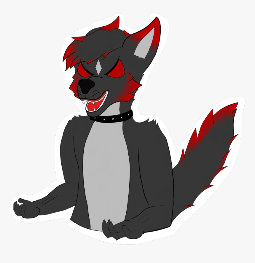 Angry Wolf - Cartoon, HD Png Download