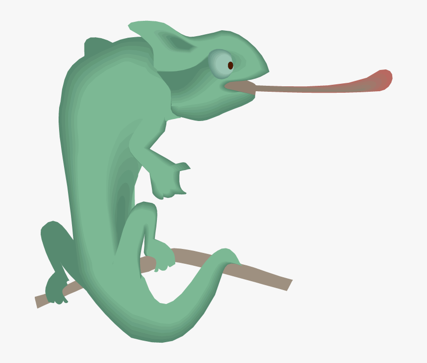 Free Lizard Clipart - Lizard With Tongue Clip Art, HD Png Download