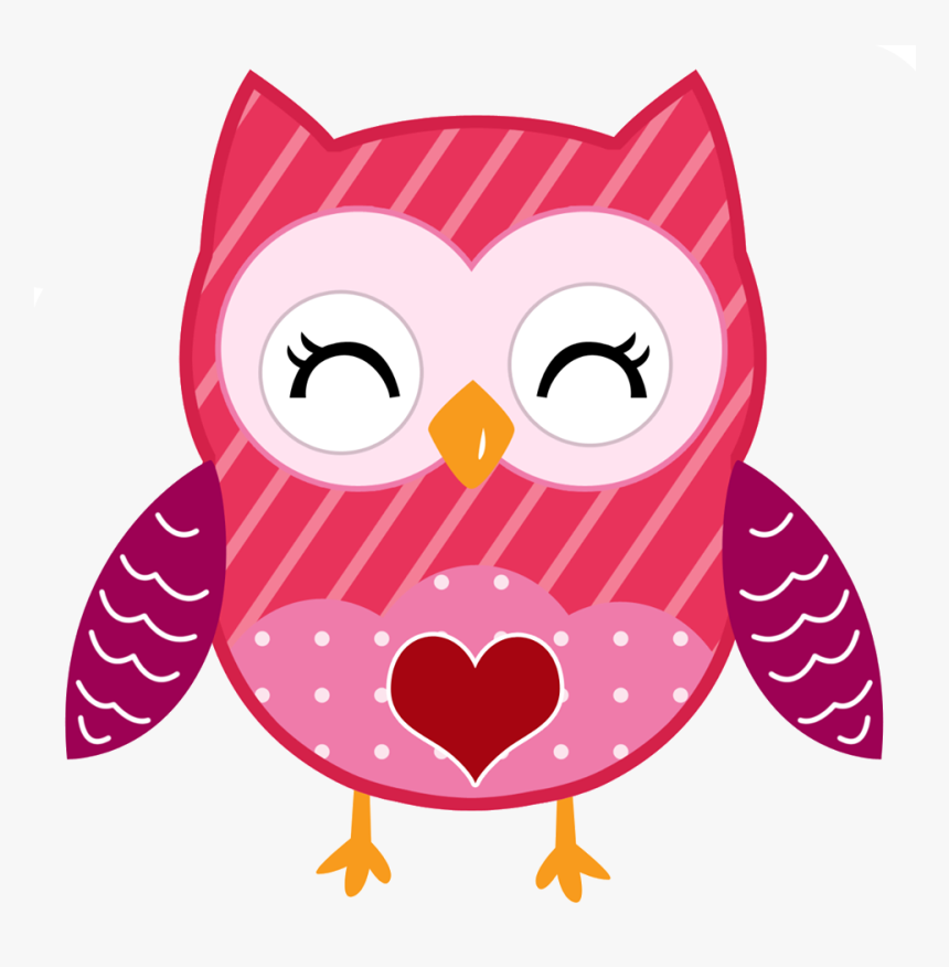 Valentine Owl Clipart, HD Png Download