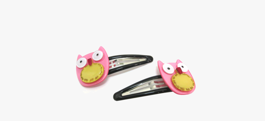 Bo Hairclip - Pink Owl - Owl, HD Png Download
