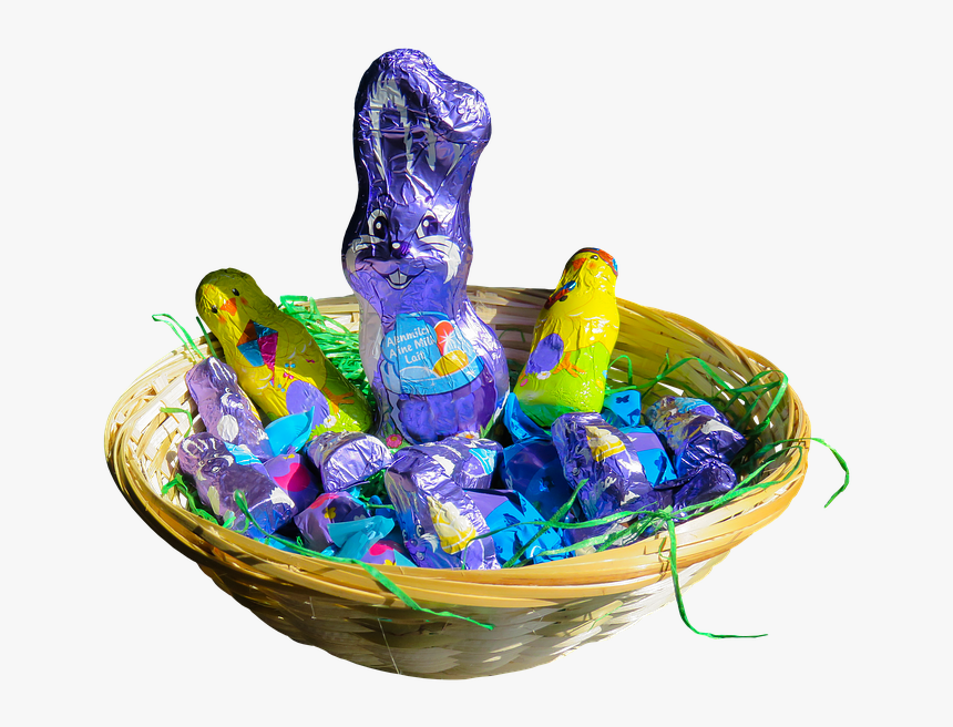 Transparent Easter Egg Basket Png - Gift Basket, Png Download
