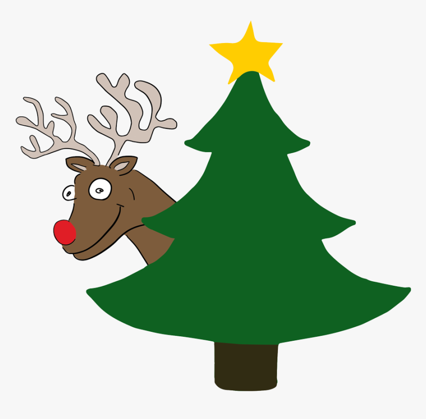 Christmas Tree Easy Clipart, HD Png Download