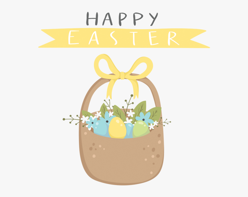 Network Easter Graphics Basket Egg Bunny Portable, HD Png Download