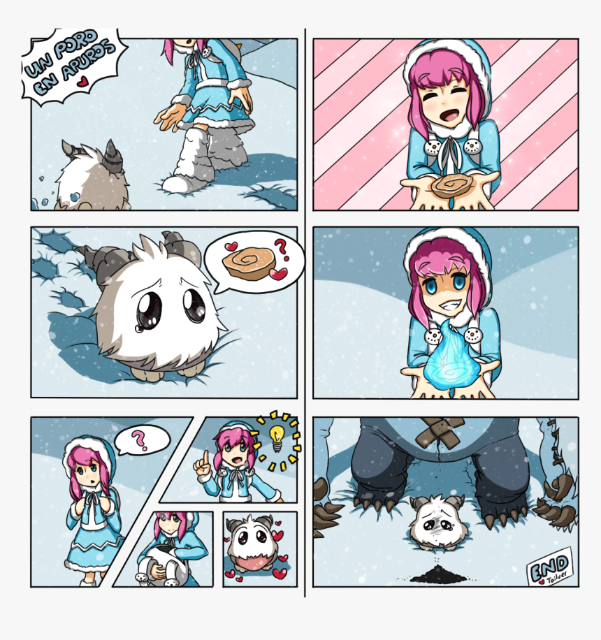 Poro In Trouble - Poro Comic, HD Png Download