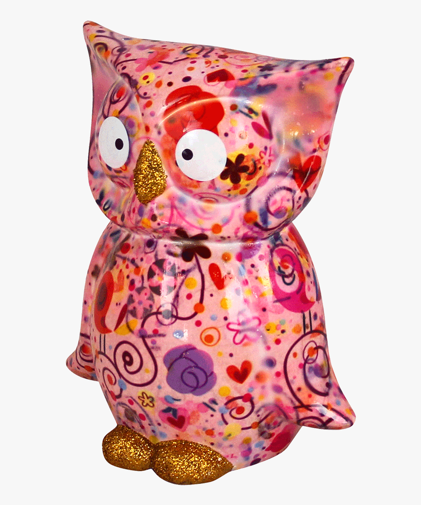 Pink Owl Png, Transparent Png