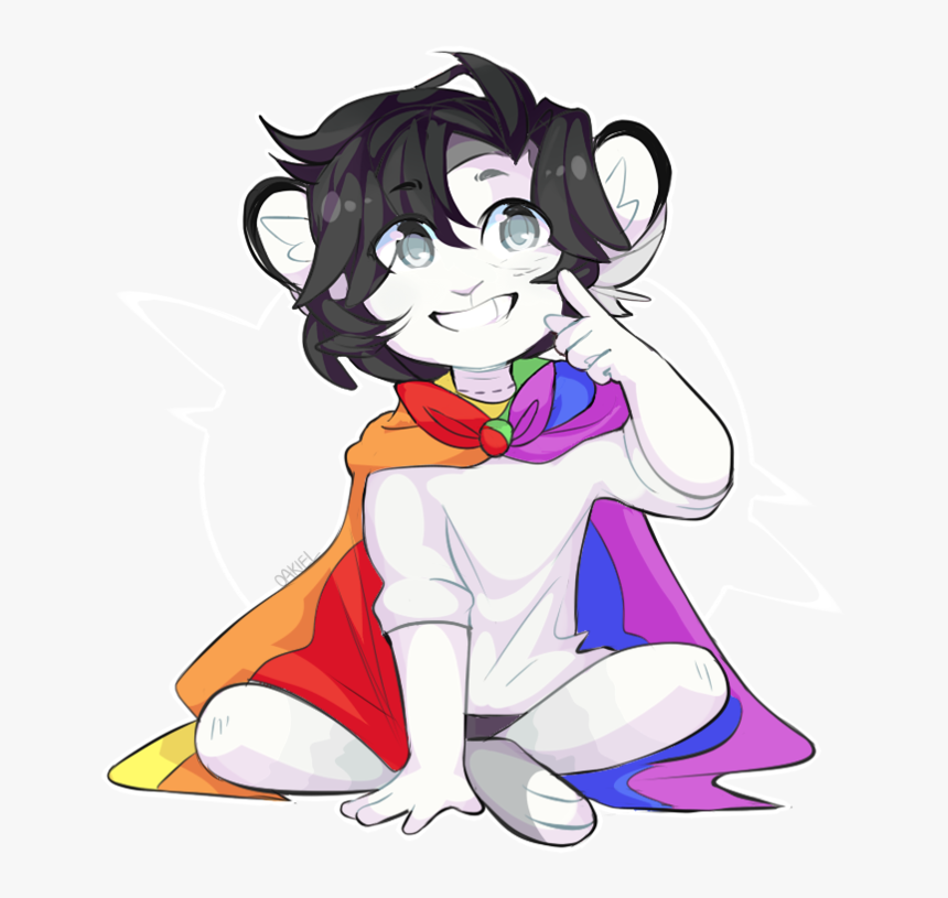 Small Boy Big Flag By Oakiel - Anime Girl With A Flag, HD Png Download