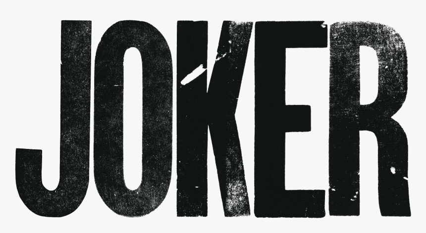 Joker Logotype - Joker 2019, HD Png Download